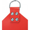 Mr Sling Sling en cuir 4 Points Ajusté Rouge